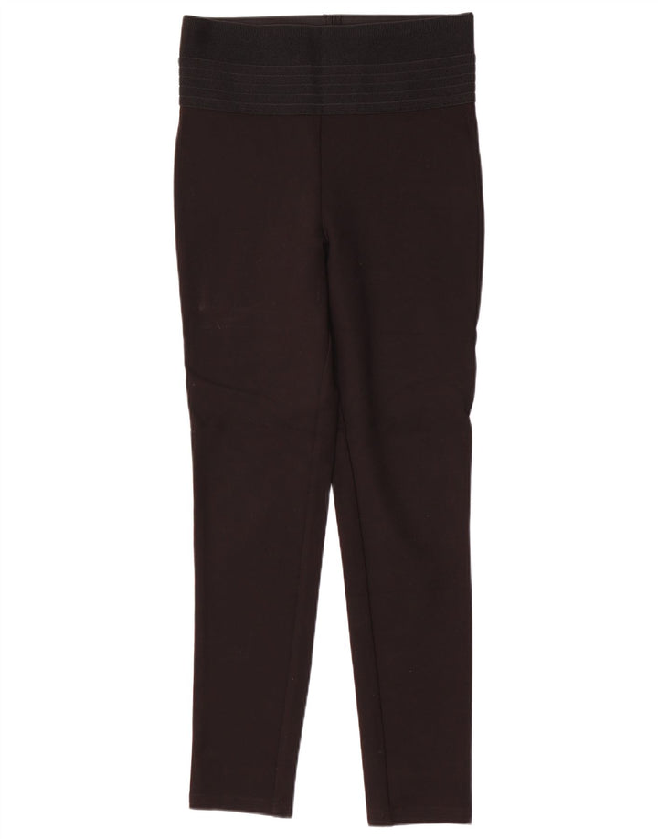 Leggings a vita alta da donna Zara UK 12 medio nero