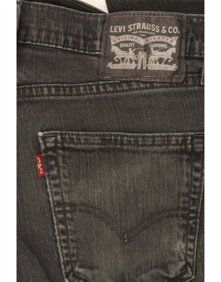 Jeans slim da uomo Levi's W30 L30 cotone nero