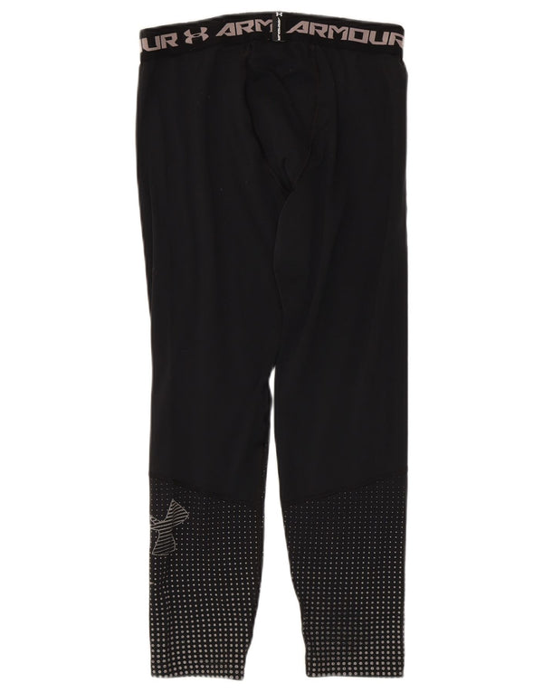 Leggings grafici Under Armour per ragazzi Cold Gear 13-14 anni XL poliestere nero
