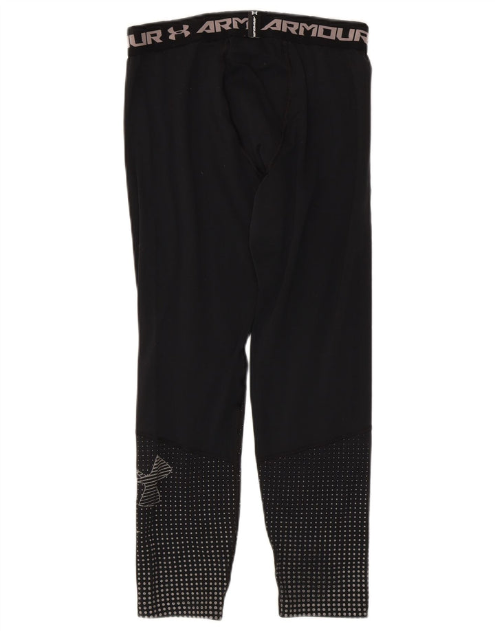 Leggings grafici Under Armour per ragazzi Cold Gear 13-14 anni XL poliestere nero