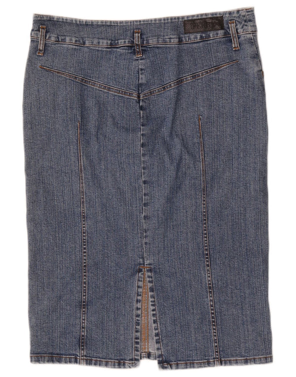 Gonna in denim da donna Ferre IT 46 Large W32 in cotone blu