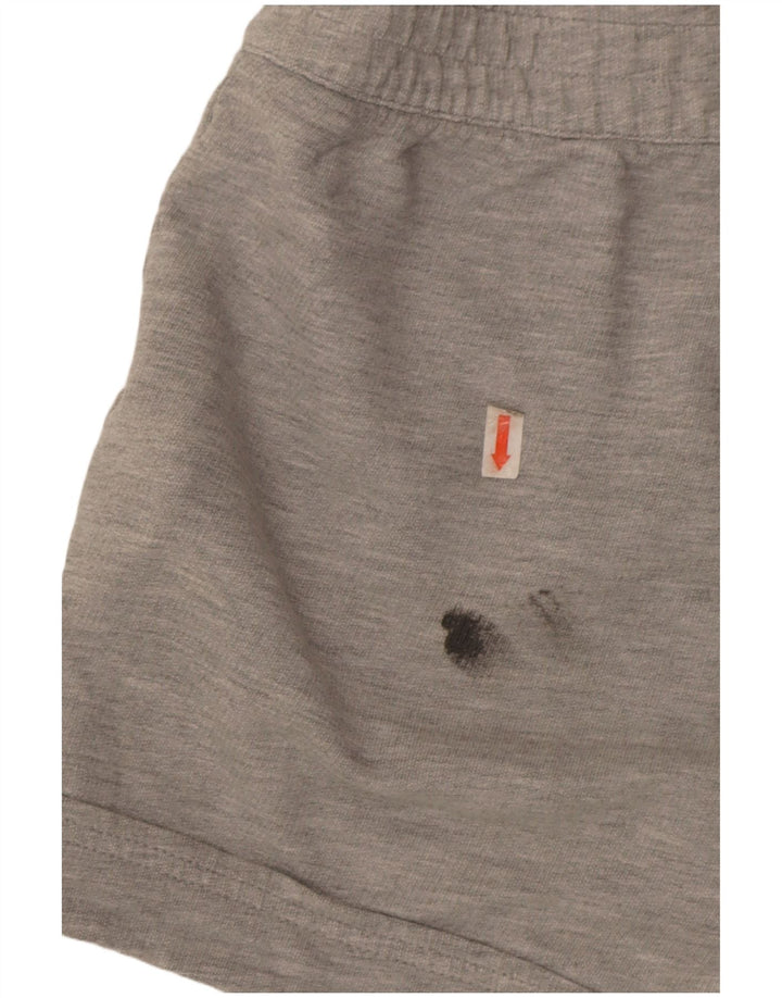 Pantaloncini sportivi Adidas da donna UK 12 cotone grigio medio