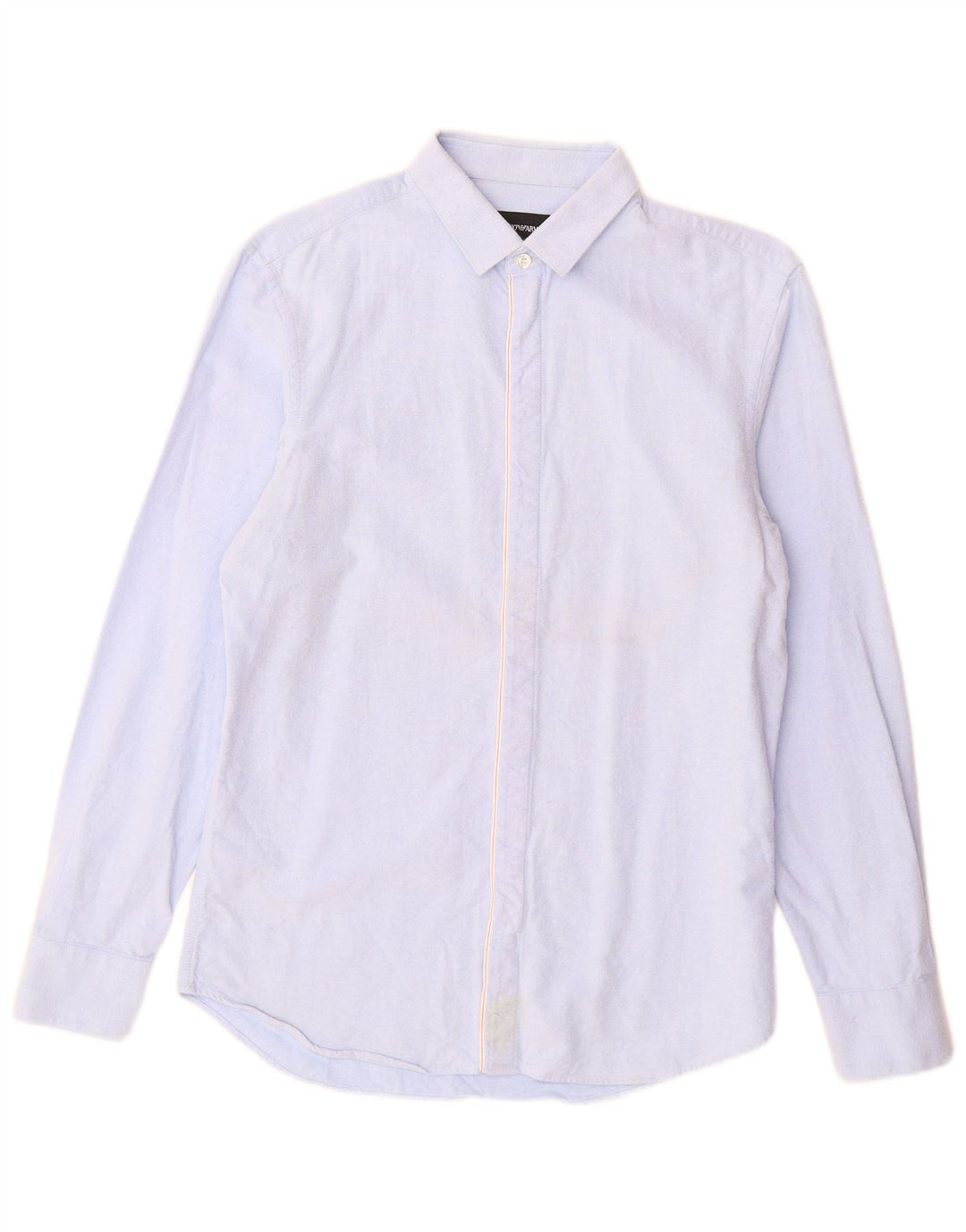 Camicia da uomo EMPORIO ARMANI Taglia 39 15 1/2 Blu medio