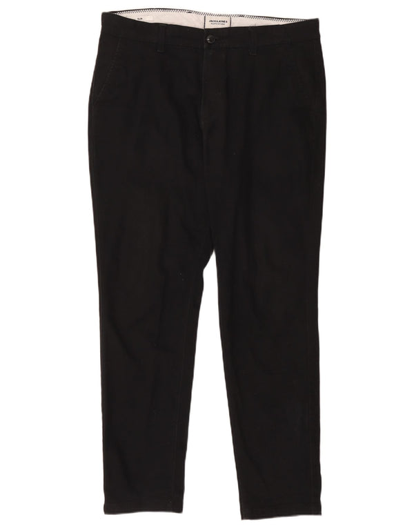 Pantaloni chino slim fit da uomo Jack & Jones W34 L32 neri