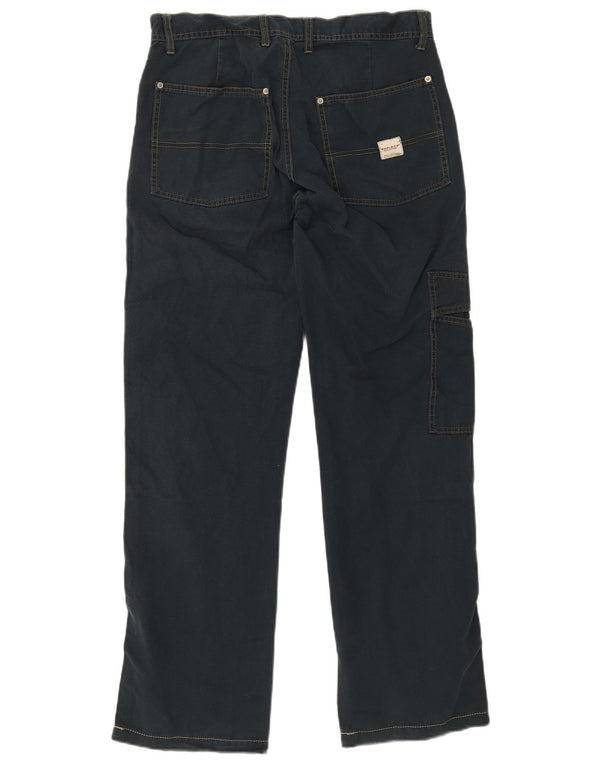 Jeans dritti da uomo Woolrich W32 L32 cotone blu navy
