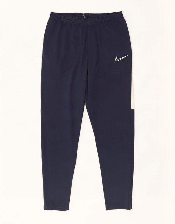 Pantaloni da tuta Nike Dri Fit da uomo, poliestere color block medio blu navy