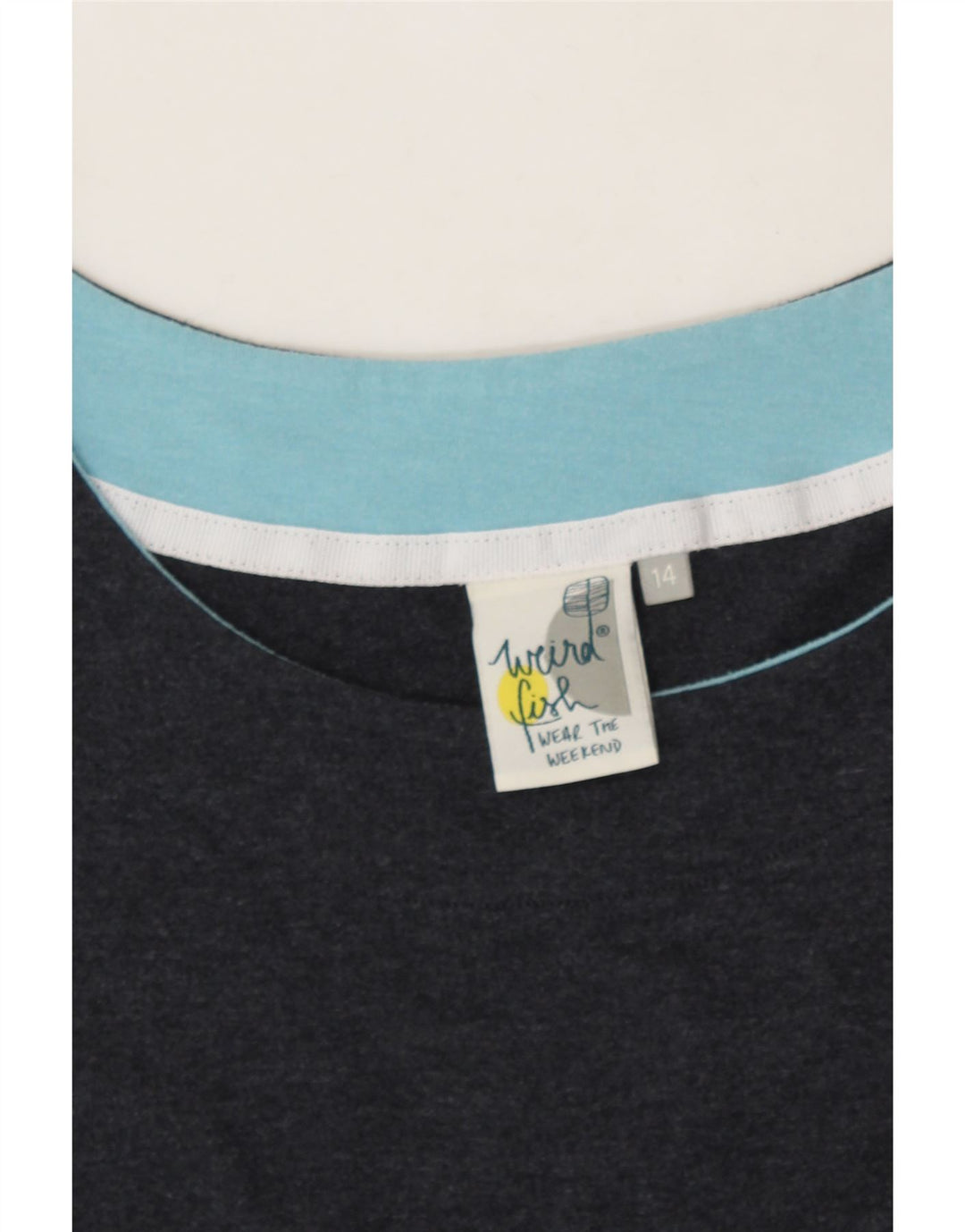 WEIRD FISH Womens Basic Dress UK 14 Medium Grey Vintage Weird Fish and Second-Hand Weird Fish from Messina Hembry 