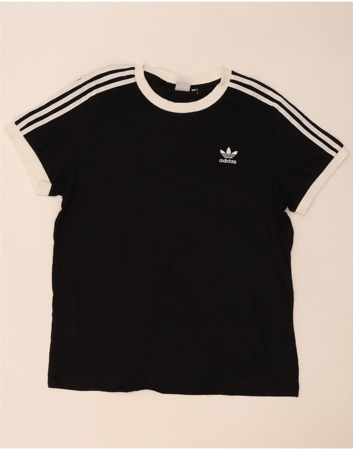 Maglietta Adidas da uomo grande nera