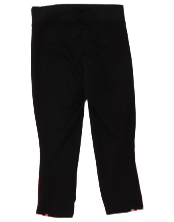 Leggings Capri da donna Adidas UK 8 Small poliestere nero