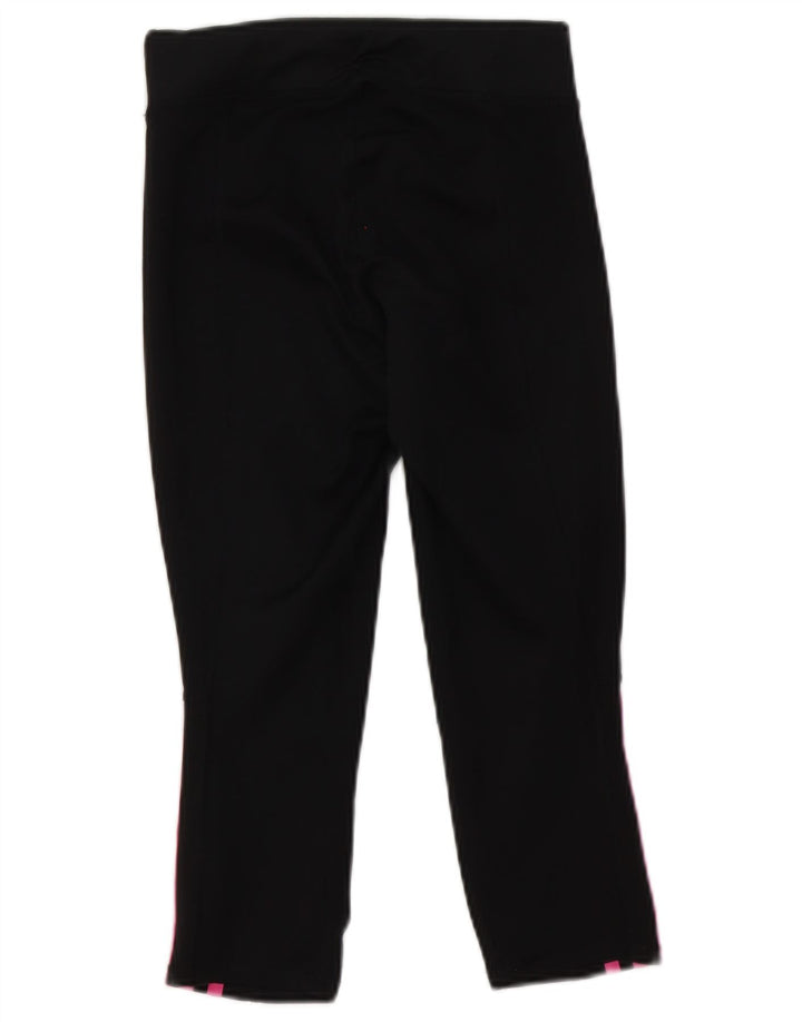 Leggings Capri da donna Adidas UK 8 Small poliestere nero