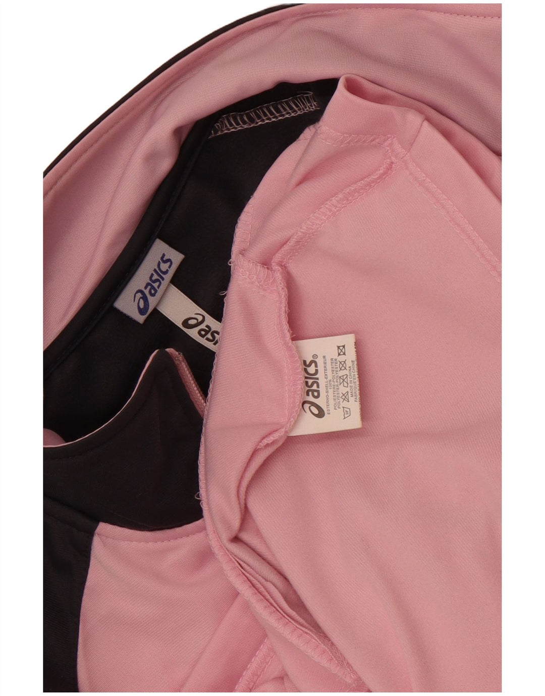 Giacca da tuta da donna Asics UK 18 XL Poliestere color block rosa