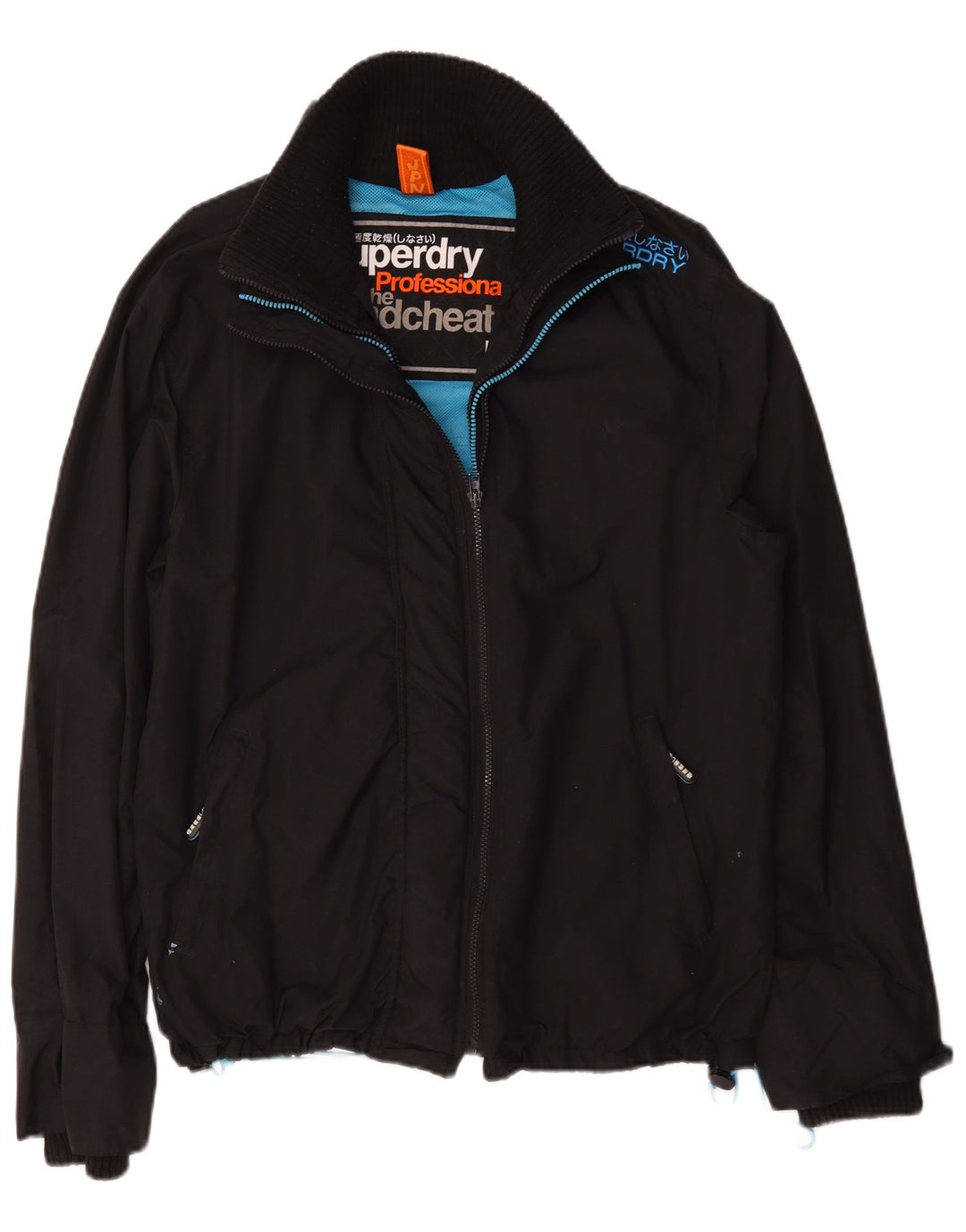 Giacca a vento grafica da uomo Superdry UK 44 2XL nylon nero