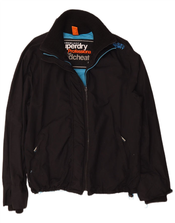 Giacca a vento grafica da uomo Superdry UK 44 2XL nylon nero