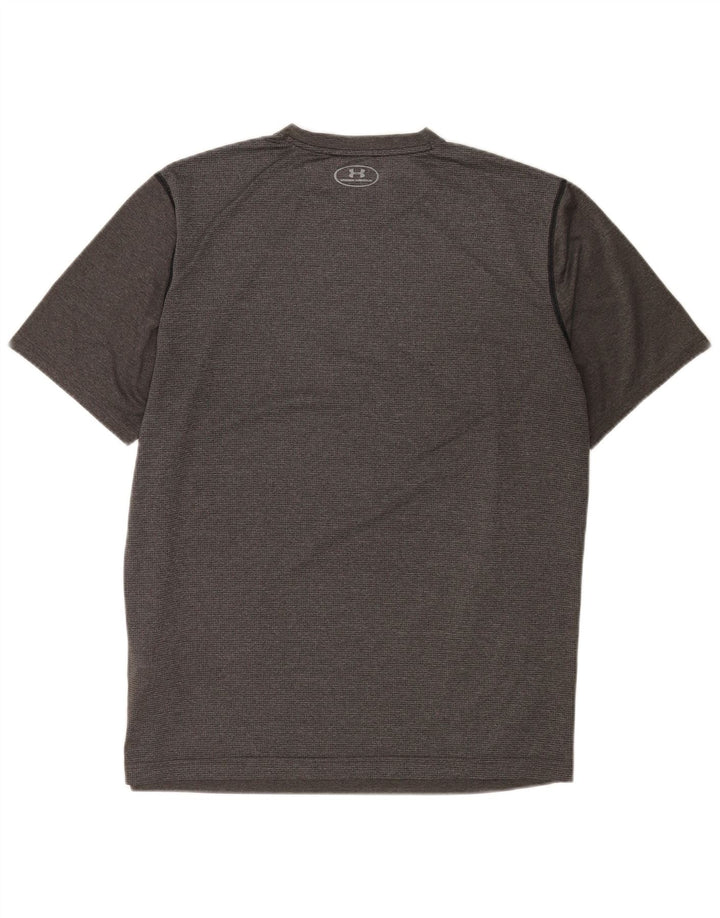 Maglietta Under Armour da uomo Heat Gear Top grande in poliestere grigio