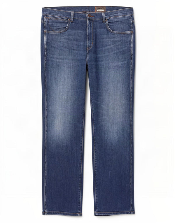 Jeans dritti da uomo Wrangler Arizona W36 L34 cotone blu