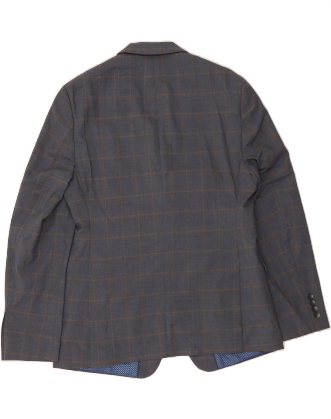 PENGUIN Mens 2 Button Blazer Jacket UK 38 Medium Grey Check Vintage Penguin and Second-Hand Penguin from Messina Hembry 