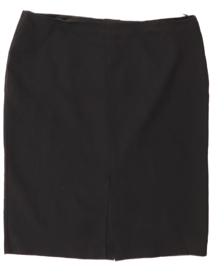 Gonna a tubino da donna Marks & Spencer UK 20 2XL W40 Poliestere nero