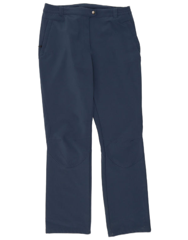 Pantaloni casual dritti da donna Brugi XL W38 L34 poliestere blu