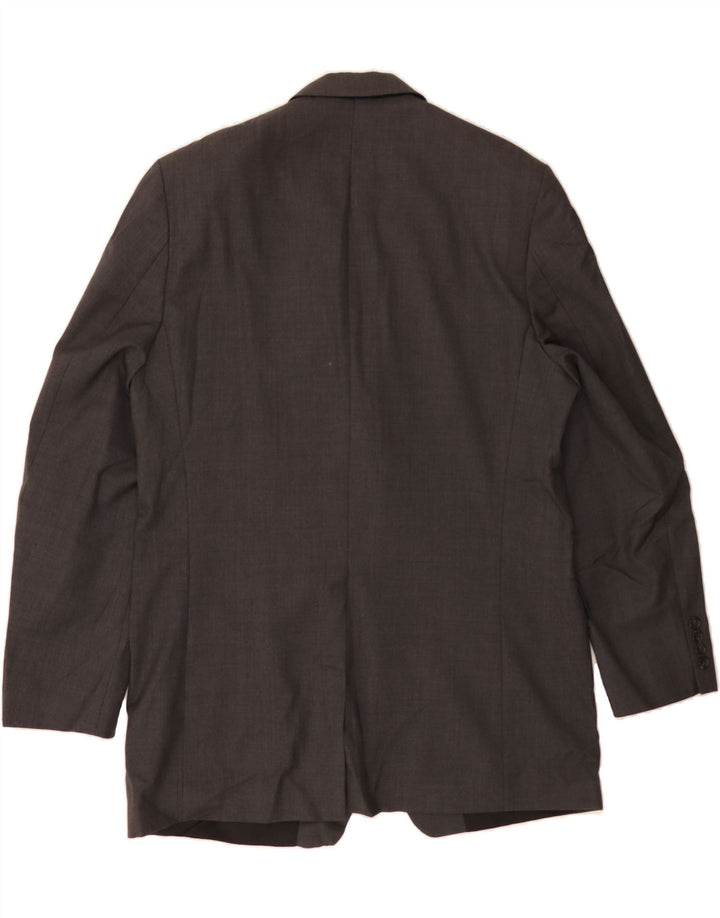 RALPH LAUREN Mens 2 Button Blazer Jacket UK 42 XL Grey Wool Vintage Ralph Lauren and Second-Hand Ralph Lauren from Messina Hembry 