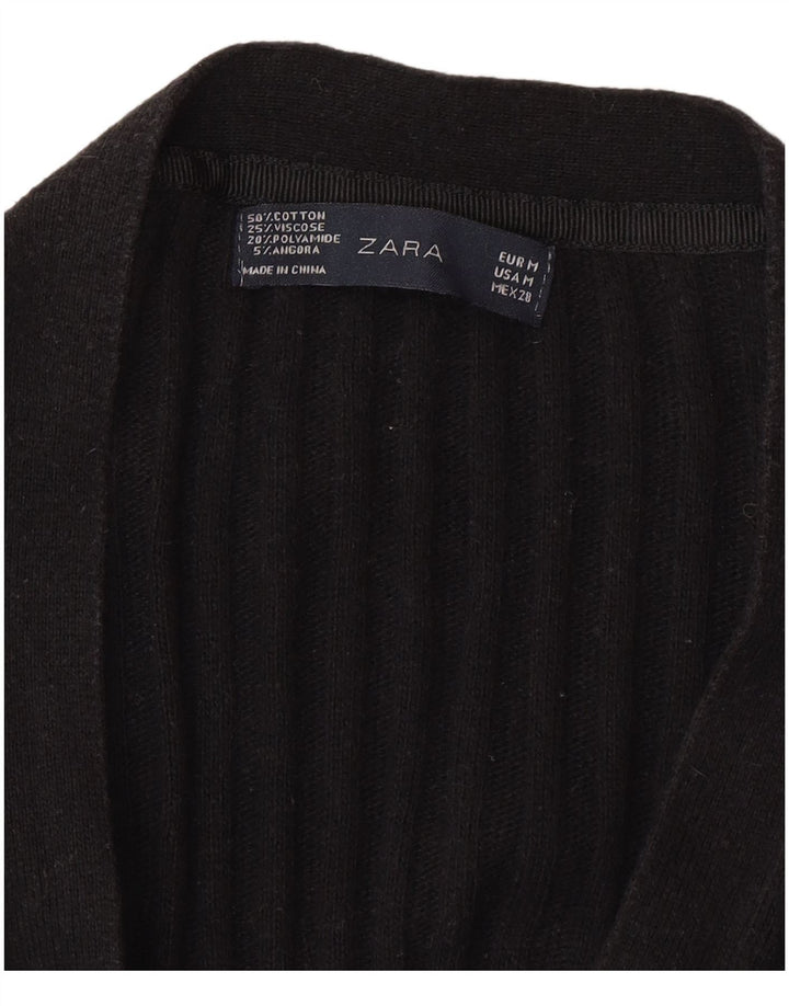 Maglione cardigan da donna Zara UK 12 medio nero