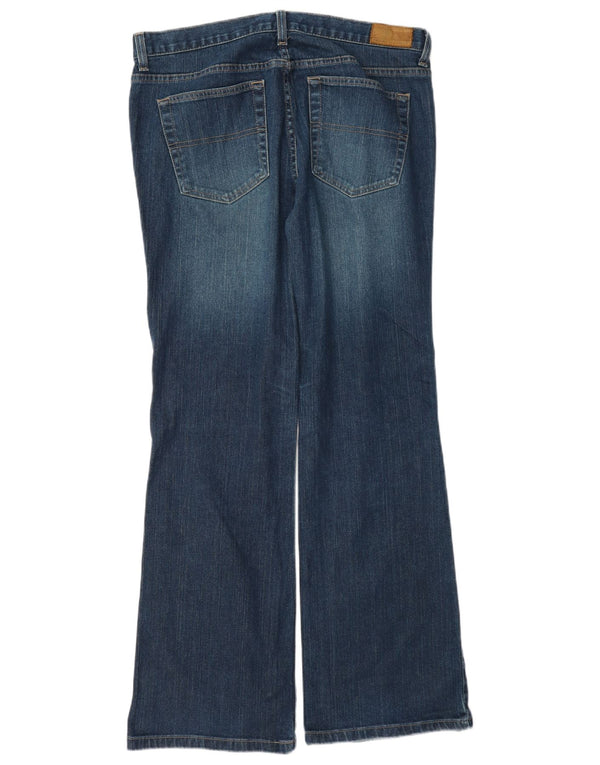Jeans svasati a vita bassa da donna Tommy Hilfiger US 12 Large W34 L32 Blu