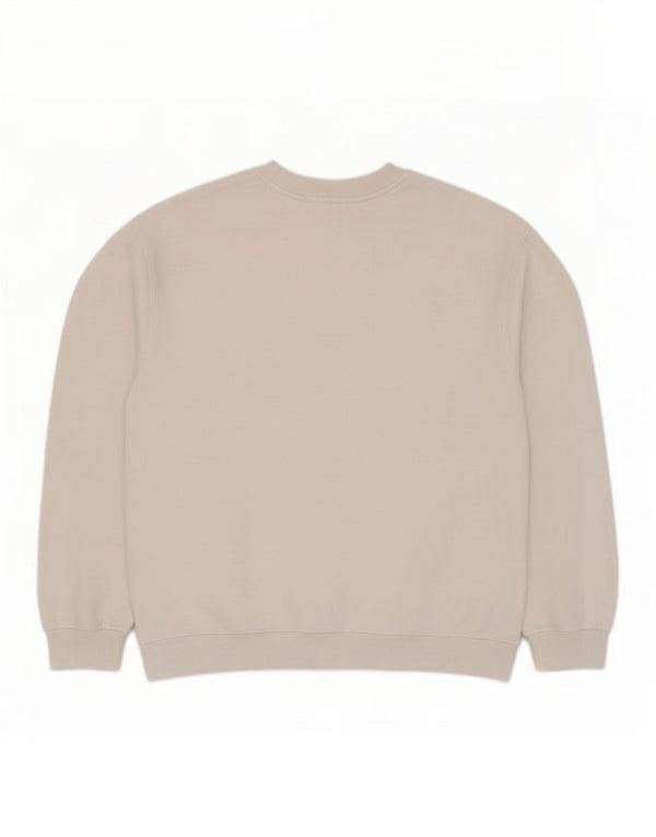 Felpa Zara da donna maglione UK 16 grande cotone bianco