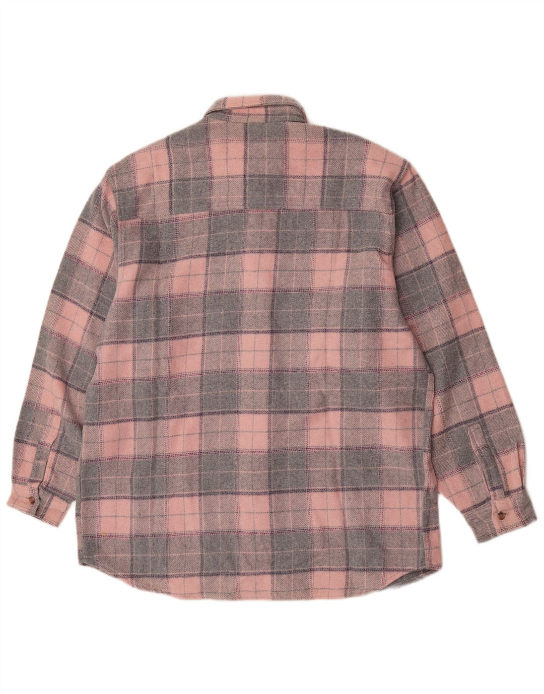 Camicia Invicta da uomo in flanella, poliestere a quadri grandi rosa