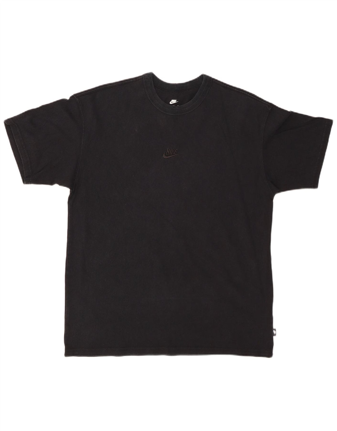 T-shirt NIKE da uomo vestibilità ampia, media, cotone nero