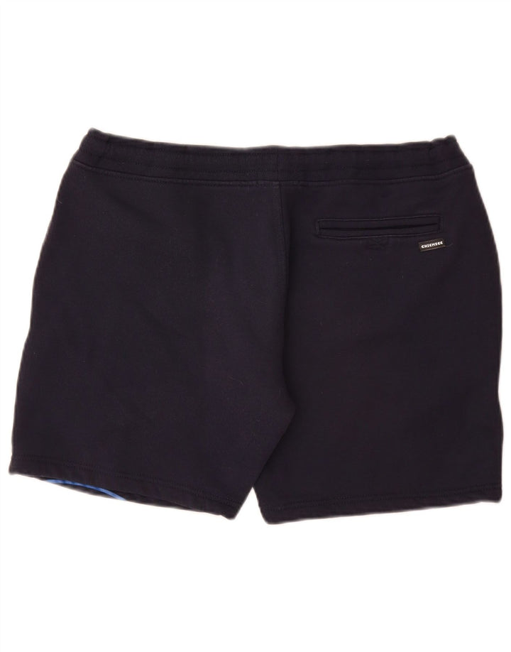 Chiemsee Pantaloncini sportivi grafici da uomo di grandi dimensioni in cotone blu navy