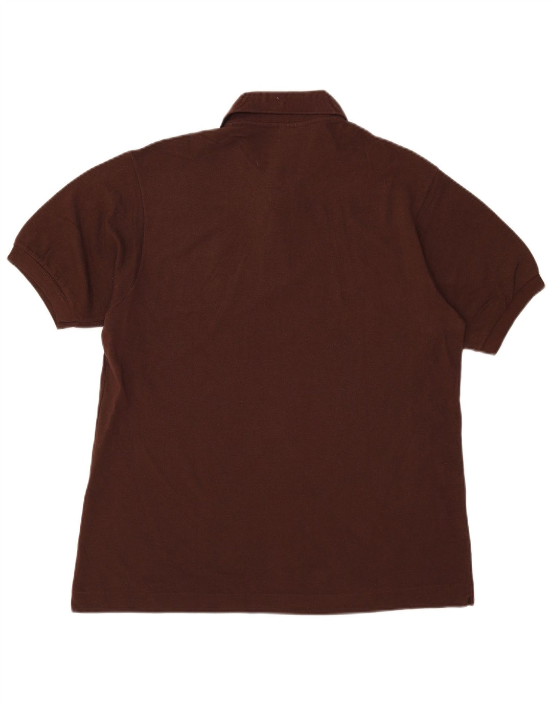 Polo da uomo Lacoste taglia 5 grande in cotone marrone