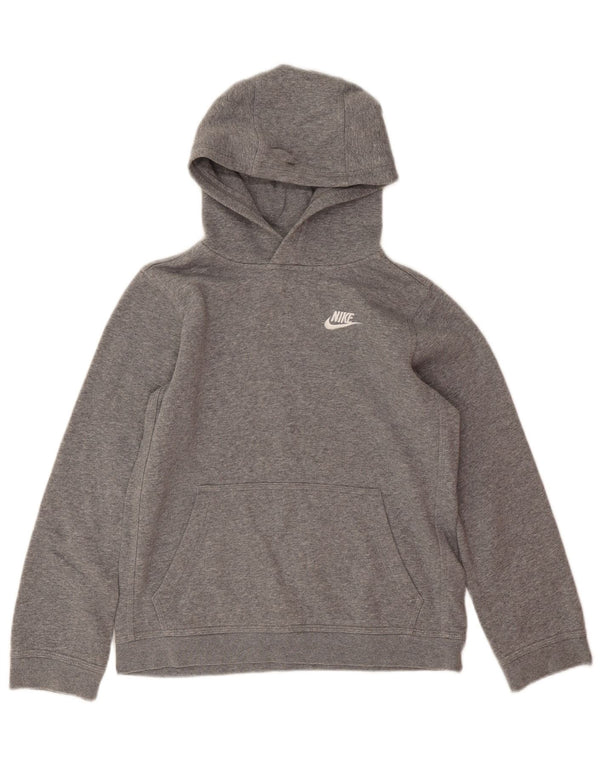 Felpa con cappuccio Nike da ragazzo, 12-13 anni, grande, cotone screziato grigio