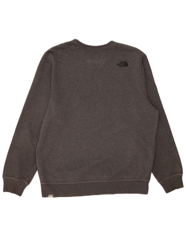 Felpa grafica da uomo The North Face Felpa XL in cotone grigio