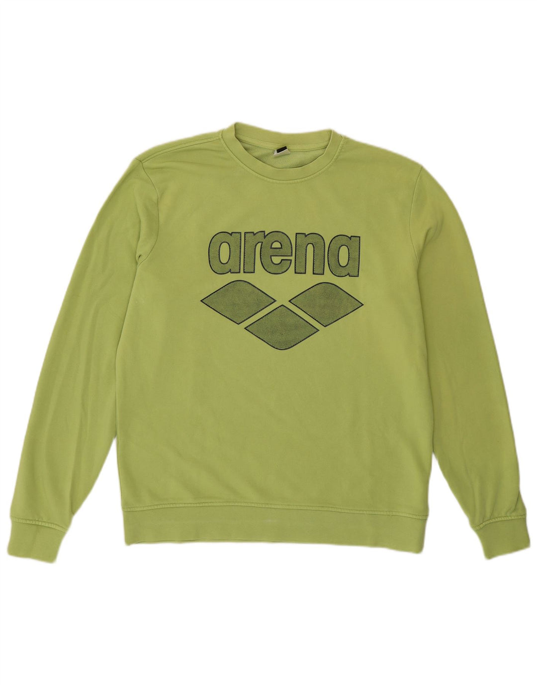 ARENA Felpa con grafica da uomo Maglione in cotone verde medio