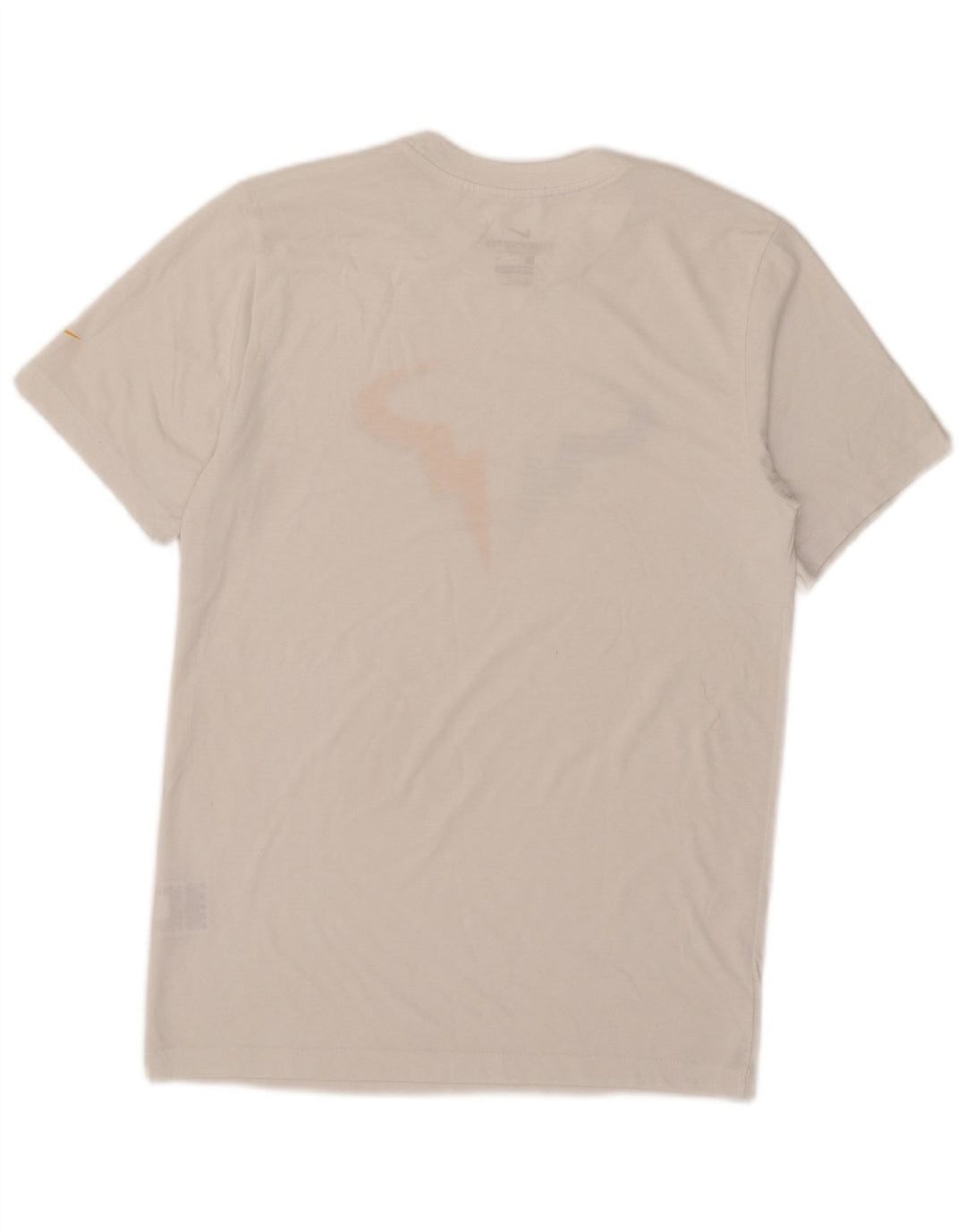 T-shirt grafica Nike Dri Fit da uomo, piccola, in poliestere bianco