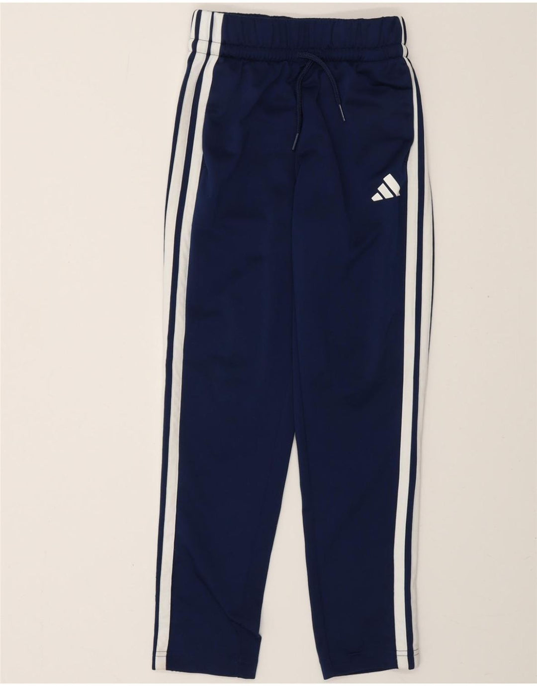 Pantaloni della tuta ADIDAS da ragazzo Climacool 9-10 anni in poliestere blu navy
