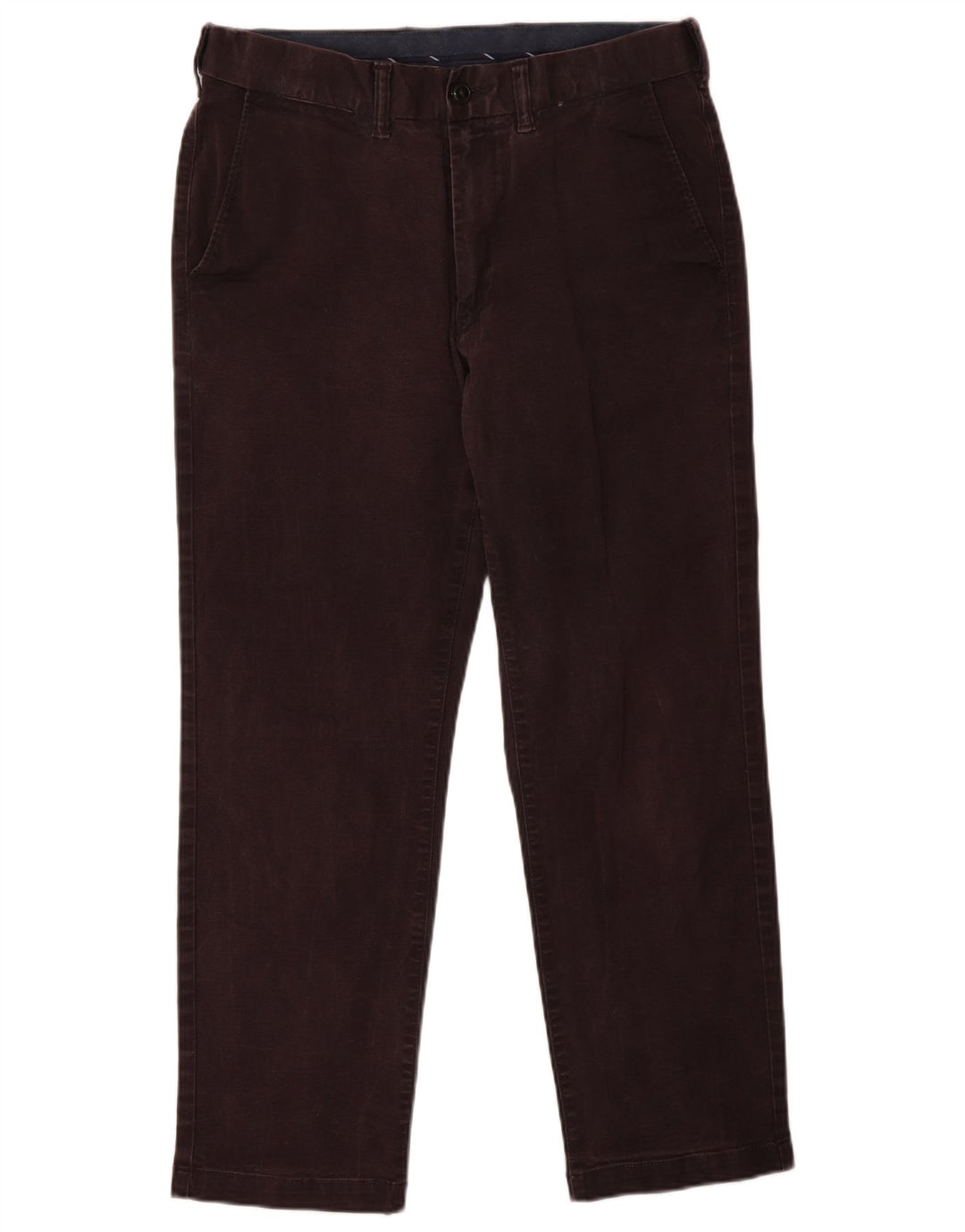 Pantaloni chino regolari Marks & Spencer da uomo Heritage W32 L29 Borgogna