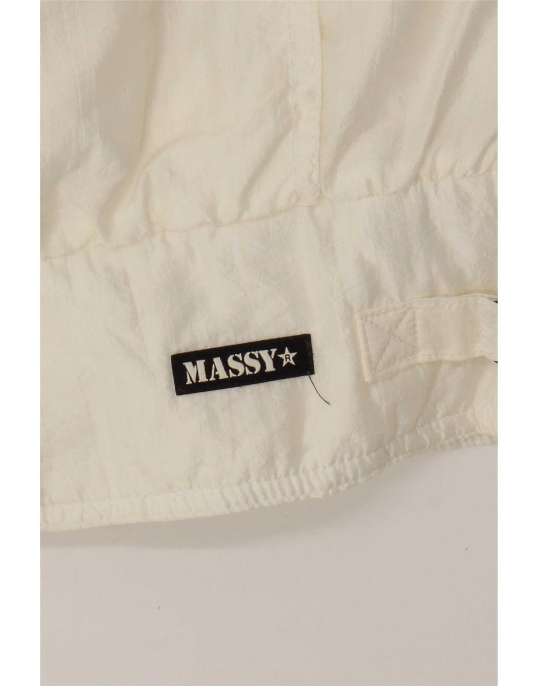 Giubbotto bomber vintage da donna UK 14 grande bianco