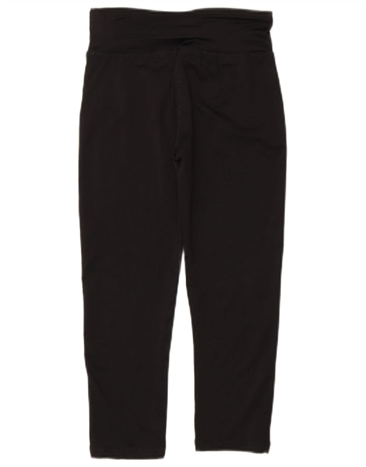 Leggings Reebok Capri Graphic per ragazze 10-11 anni in poliestere nero