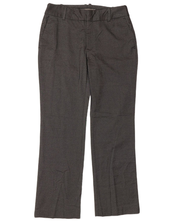 Zara Womens Straight Suit Trousers EU 38 Small W28 L30 Grey Polyester