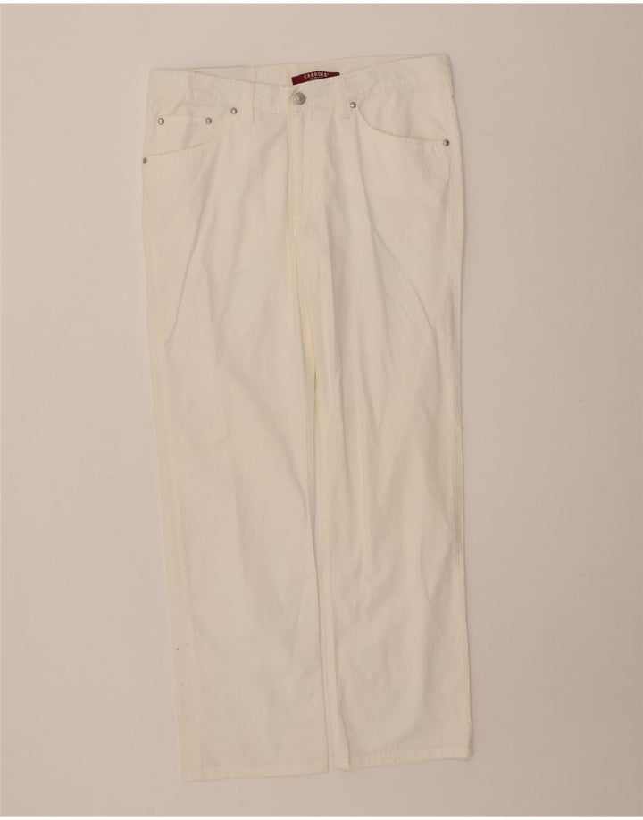 Pantaloni casual Carrera da uomo 700 vestibilità regolare taglia 33 cotone bianco