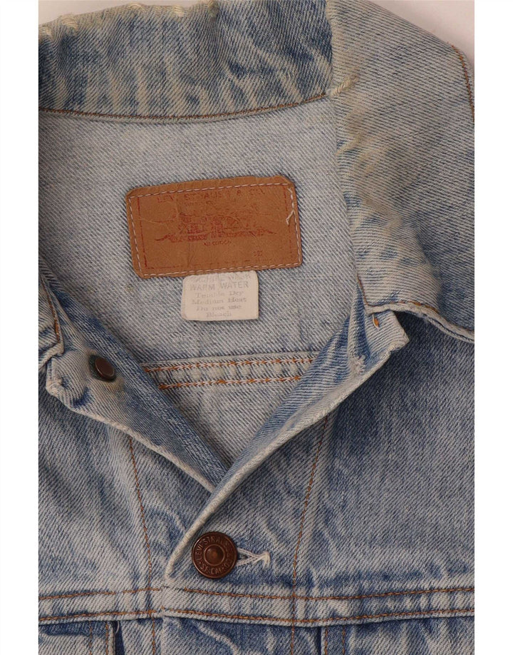 Giacca di jeans da donna Levi's UK 12 Blu medio
