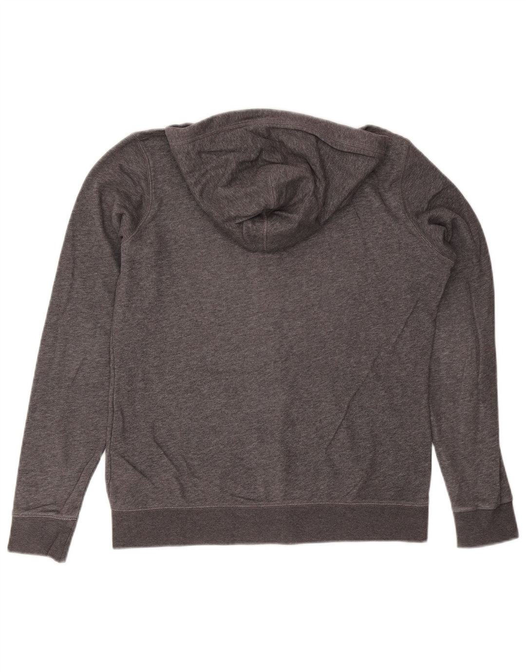 Felpa con cappuccio e zip Nike da uomo, grande, in cotone grigio