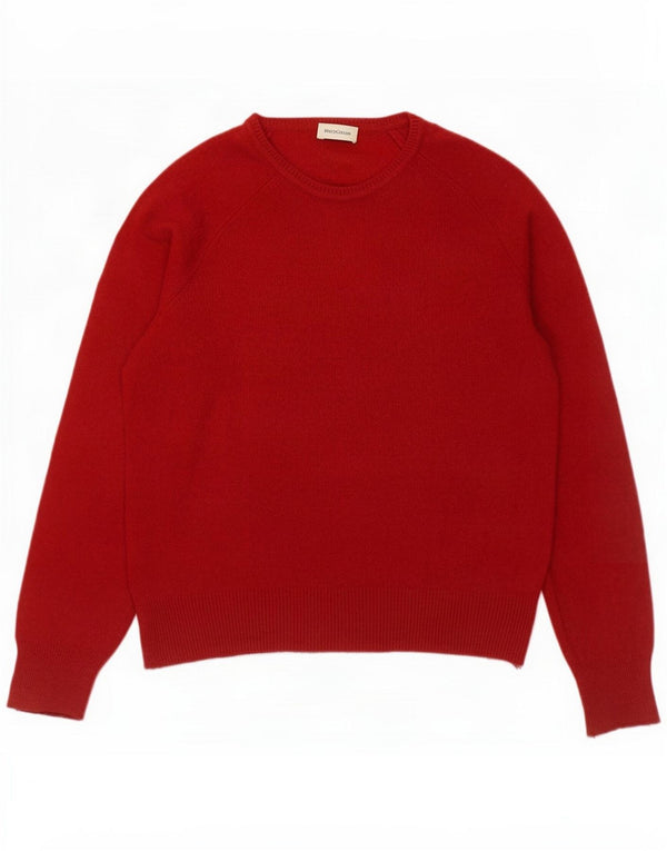 Henry Cottons Maglione girocollo da donna UK 10 Small Rosso