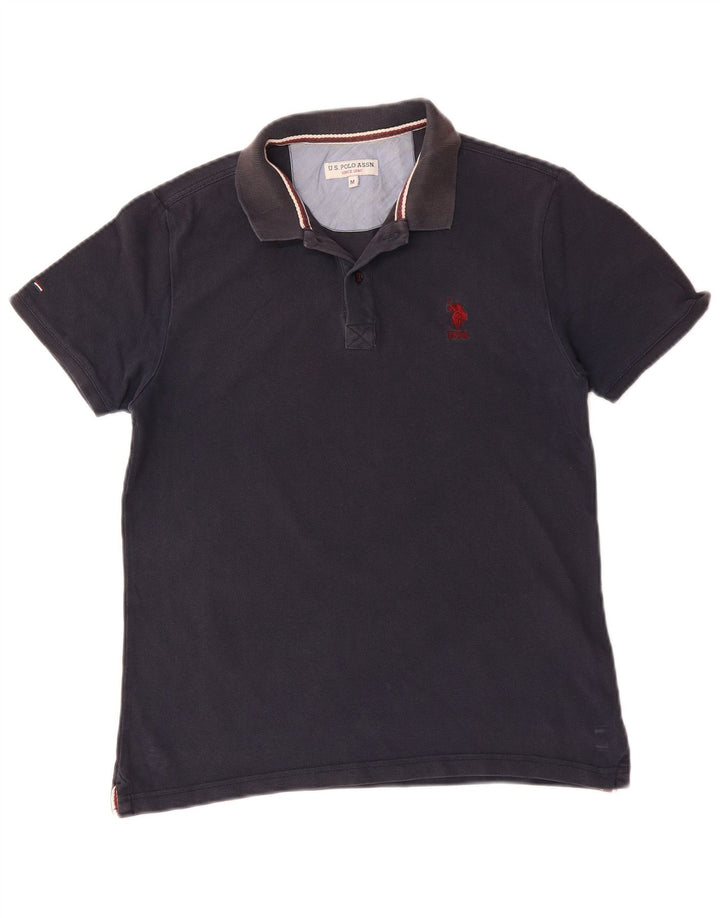 Polo Assn. degli Stati Uniti Polo da uomo in cotone blu navy medio