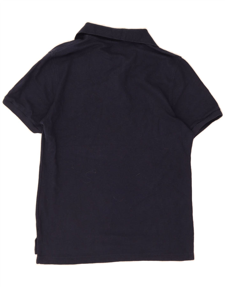 LEE Mens Polo Shirt Large Navy Blue Cotton Vintage Lee and Second-Hand Lee from Messina Hembry 