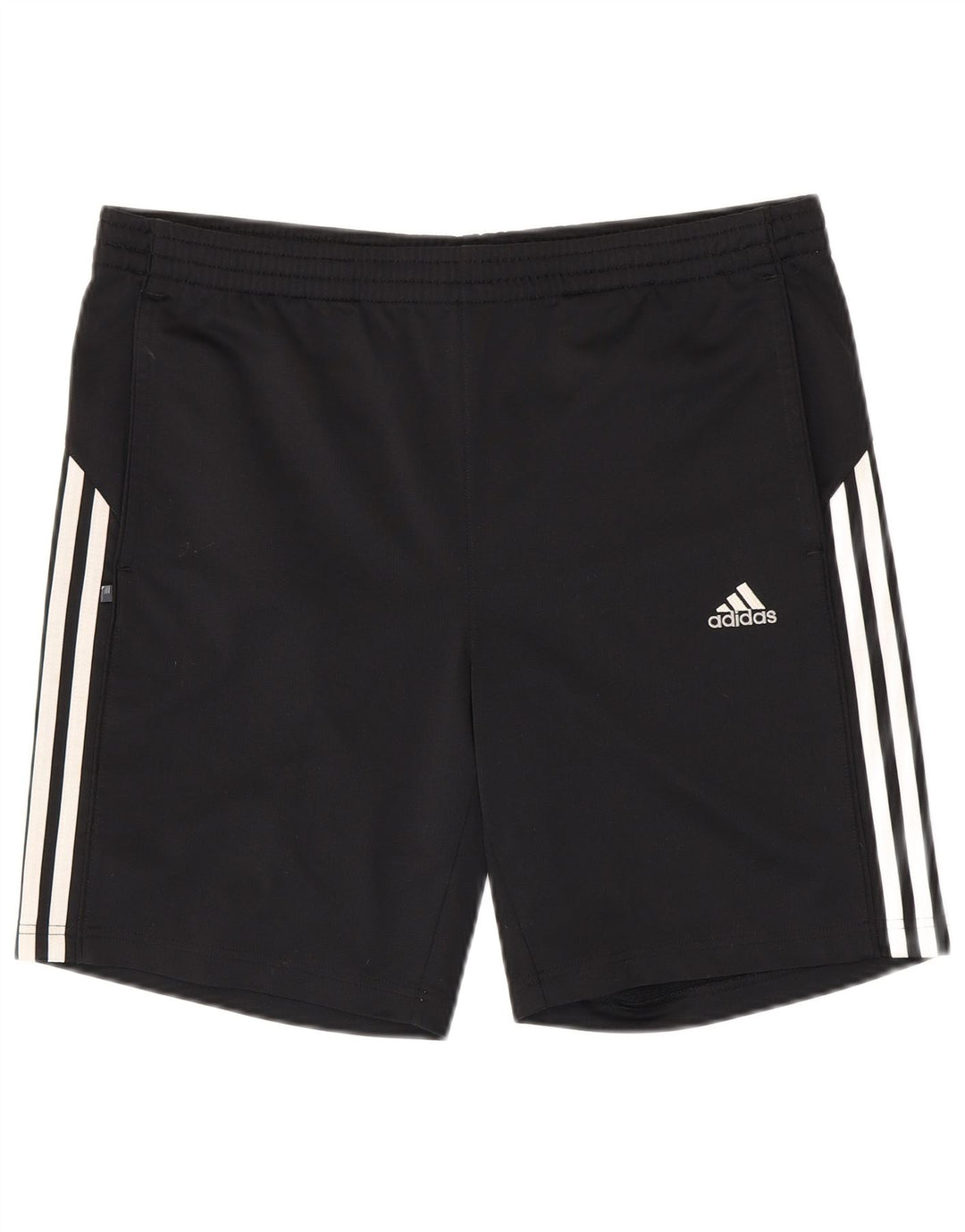 Pantaloncini sportivi da uomo ADIDAS grandi neri in poliestere