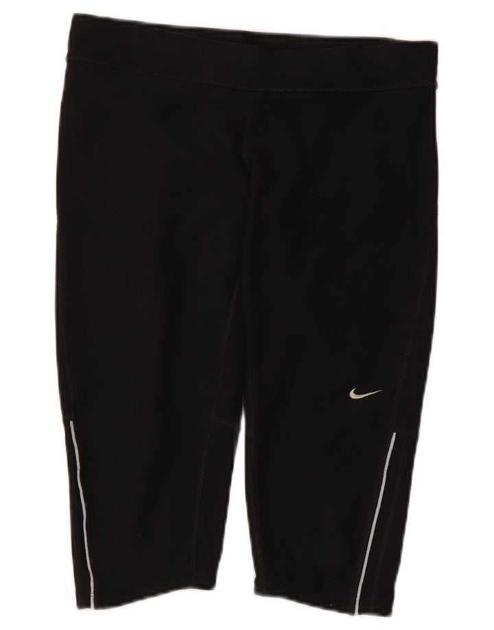 Leggings Capri Dri Fit da donna NIKE UK 12 poliestere nero medio