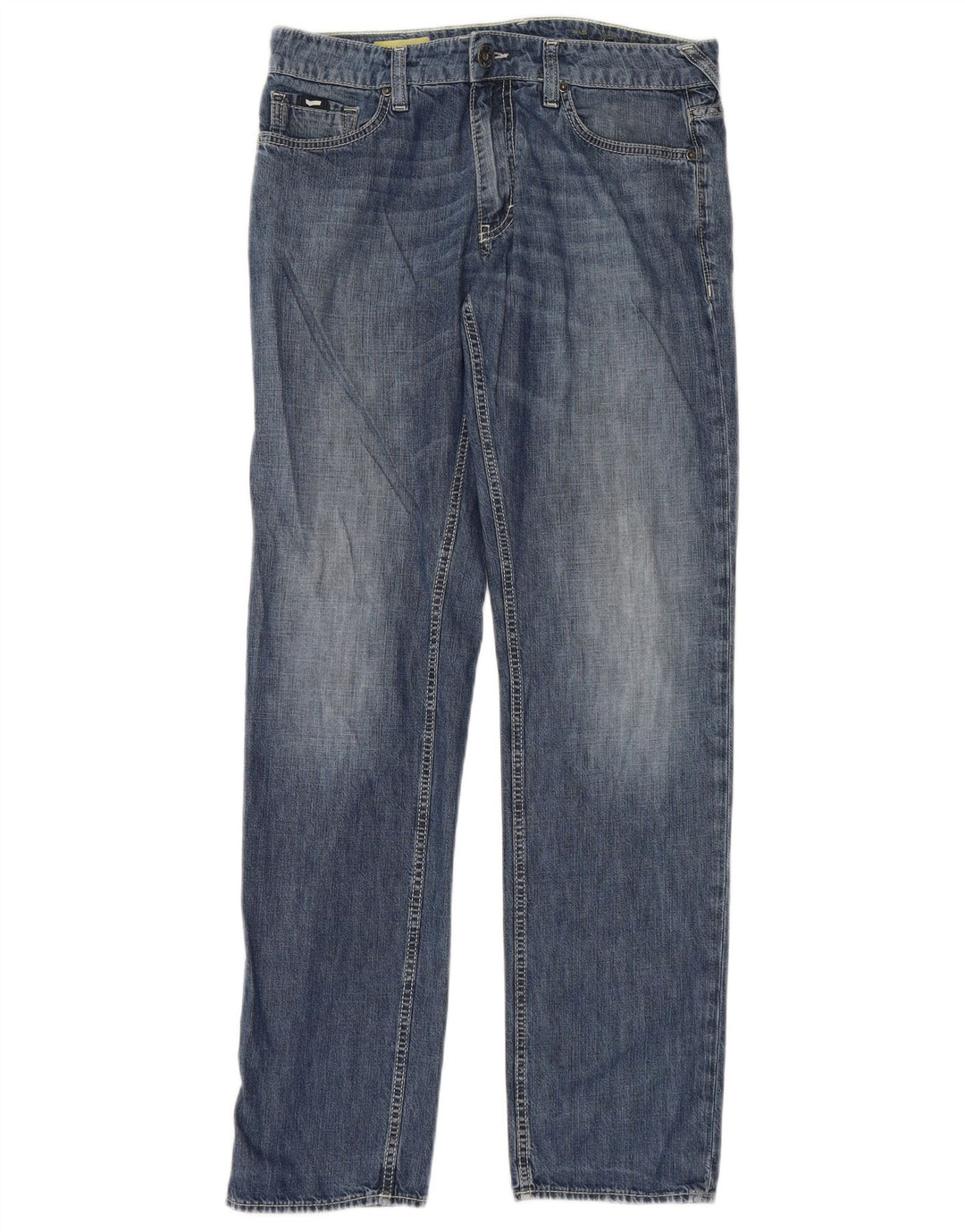 Jeans dritti da uomo Gas W32 L34 cotone blu