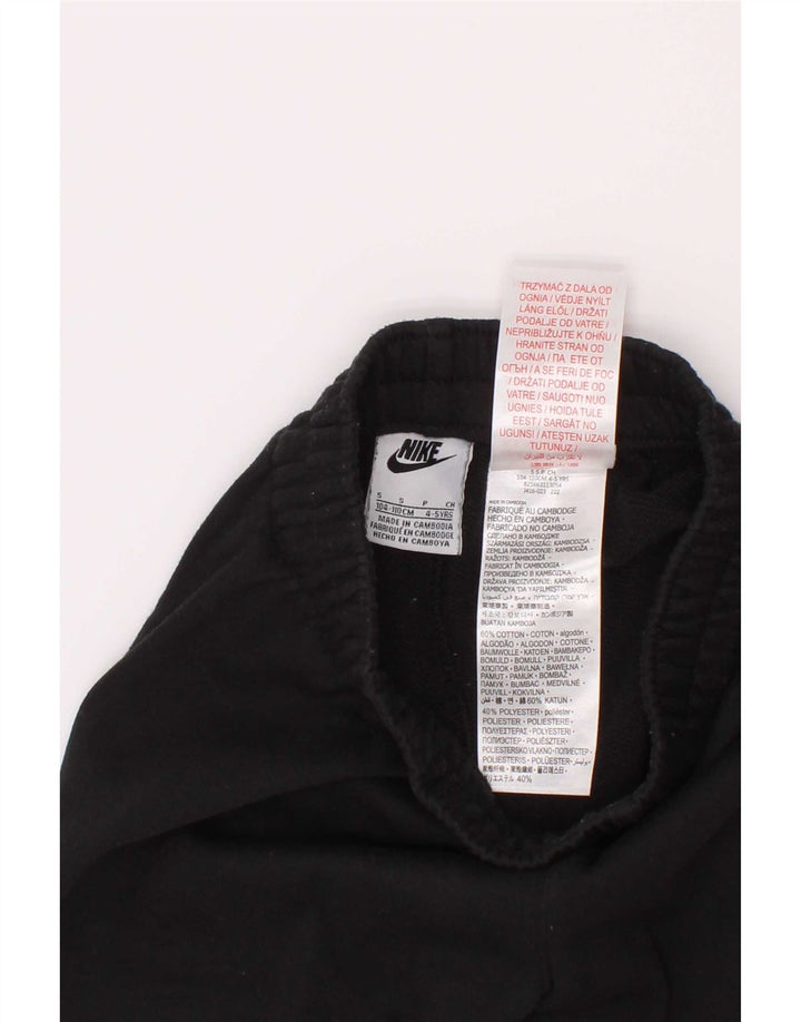 Pantaloncini sportivi Nike da ragazzo 4-5 anni piccoli in cotone nero