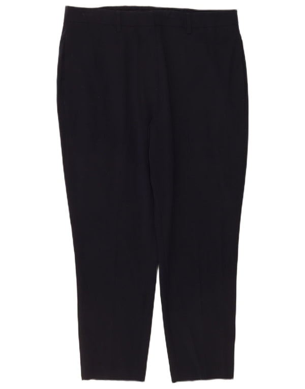 Pantaloni corti da donna Marks & Spencer UK 16 Large W34 L25 Blu navy